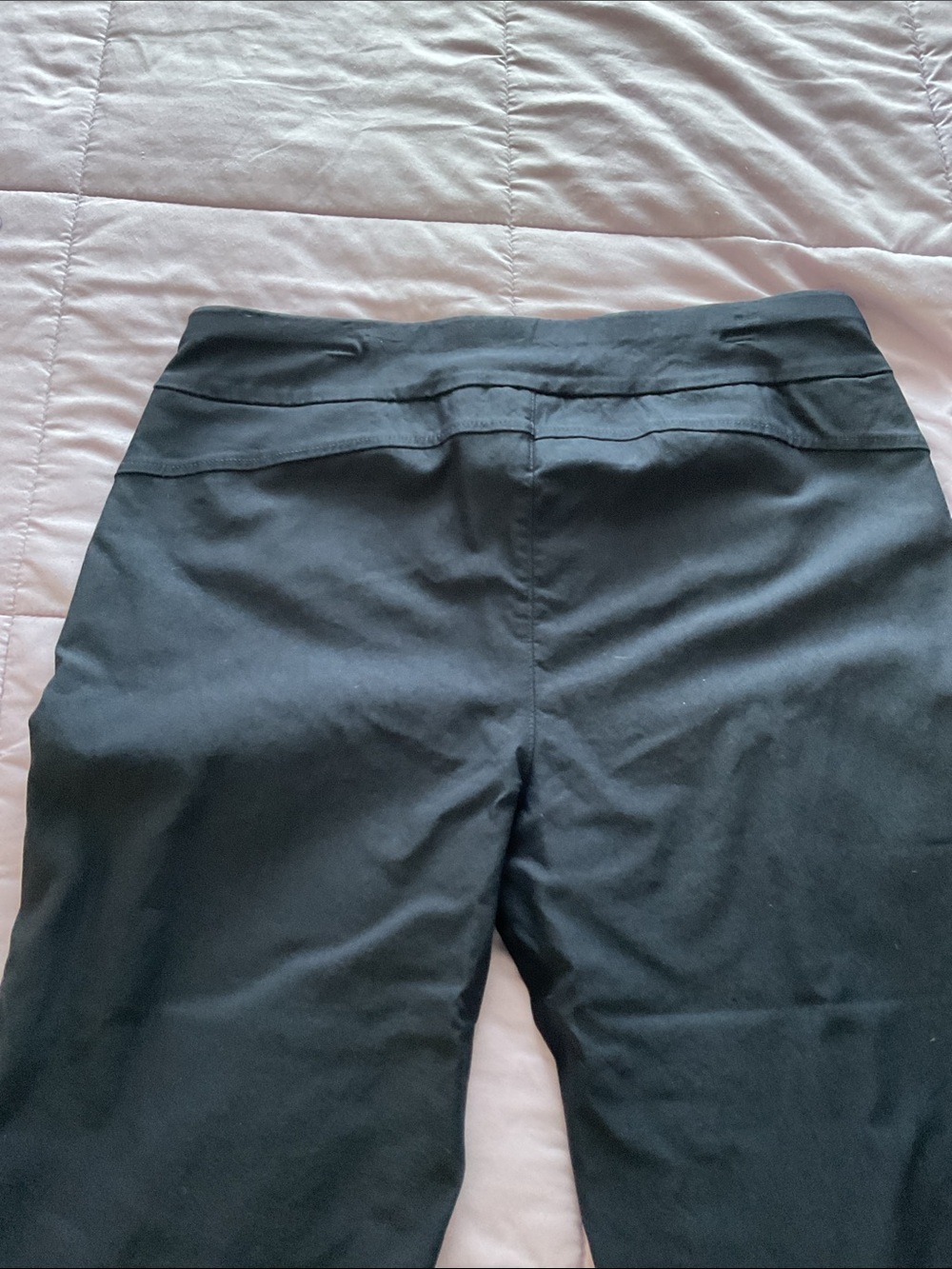Chico's Navy Blue Straight-Leg Chinos EUC Size 2 - Picture 3 of 5